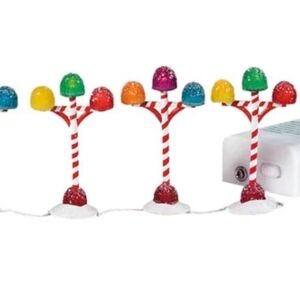 Dept 56 Gumdrop Street Lamps Village Accessories North Pole Set of 2 Retired